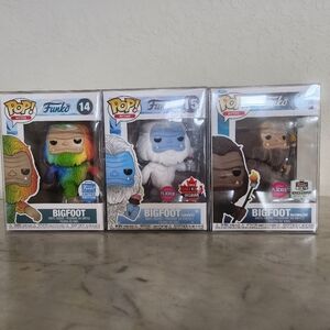 Funko Pop Myths - Bigfoot 14, 15 and 16
